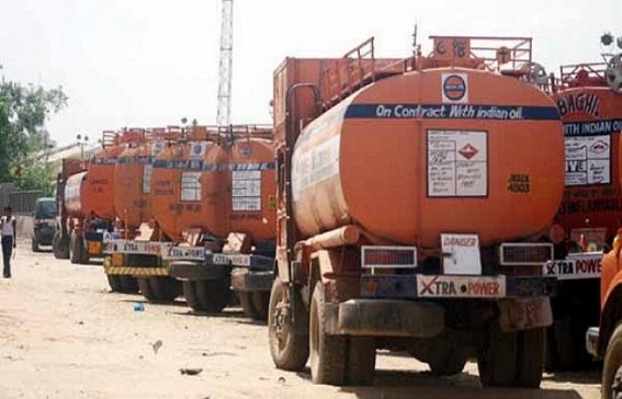 100 oil tankers stranded at Dharmanagar causing fuel crisis, Bhanu slams IOC, writes to Ministry over poor service of IOC 100 oil tankers stranded at Dharmanagar causing fuel crisis, Bhanu slams IOC, writes to Ministry over poor service of IOC